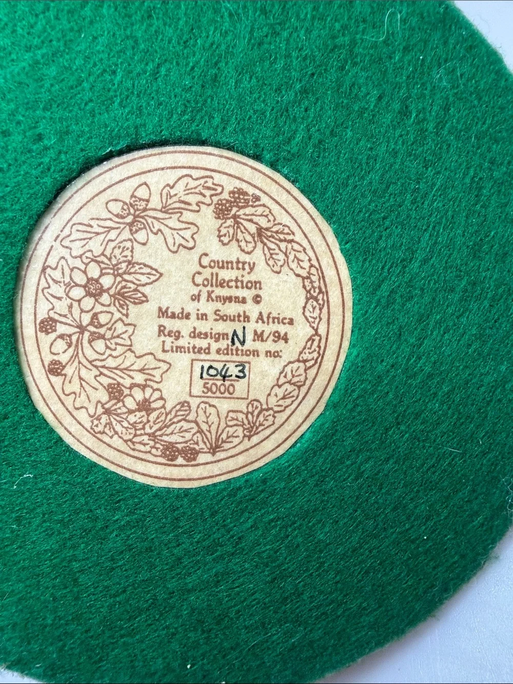 Mice in an orange- Country Collection of Kynsna Vintage - Limited edition